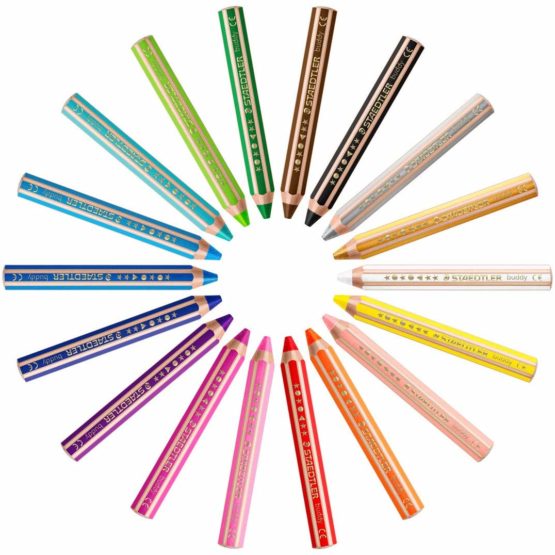 Staedtler Buddy 3-in-1 Colouring Pencil 36 pens + 3 sharpeners - Image 4