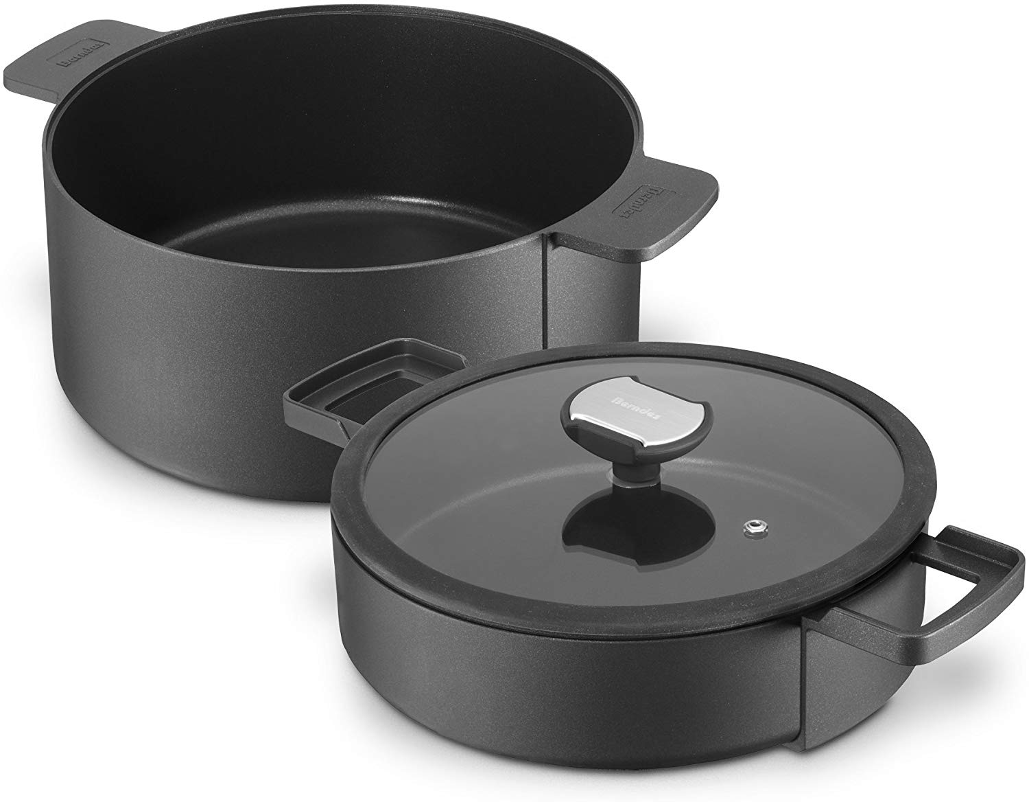 Berndes b.Double Round Br?TER 24cm, Black, 24 cm