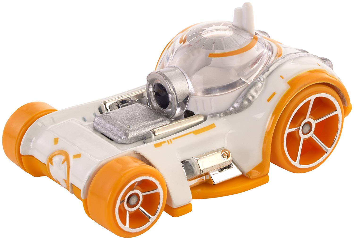 Hot Wheels Star Wars Cars - BB8, White, Orange, 5 cm - Image 2