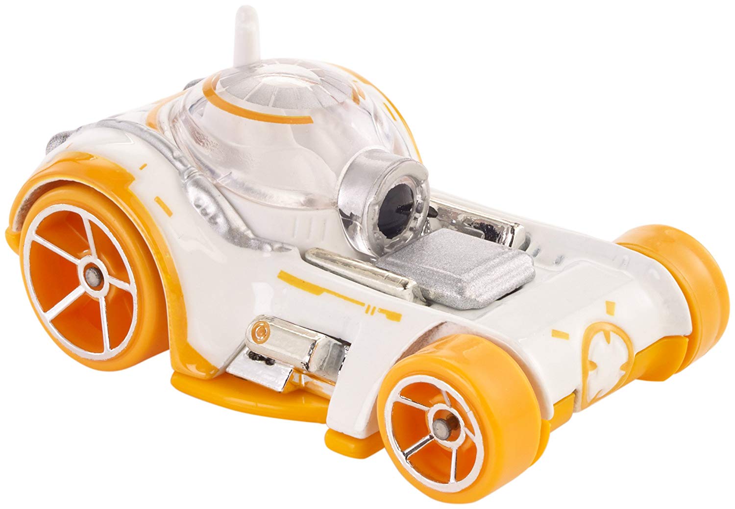 Hot Wheels Star Wars Cars - BB8, White, Orange, 5 cm