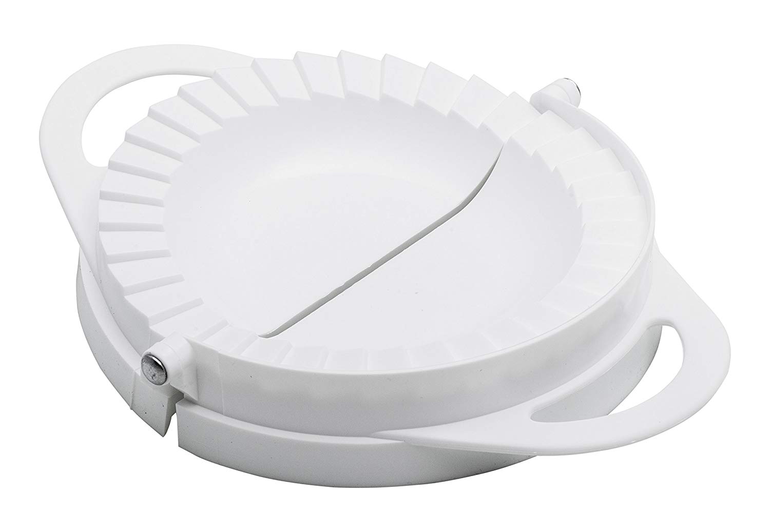 SVIM 570 Pastry Mould LE CHEF For Calzone Large Ravioli and Extra - 17 cm Diameter, White