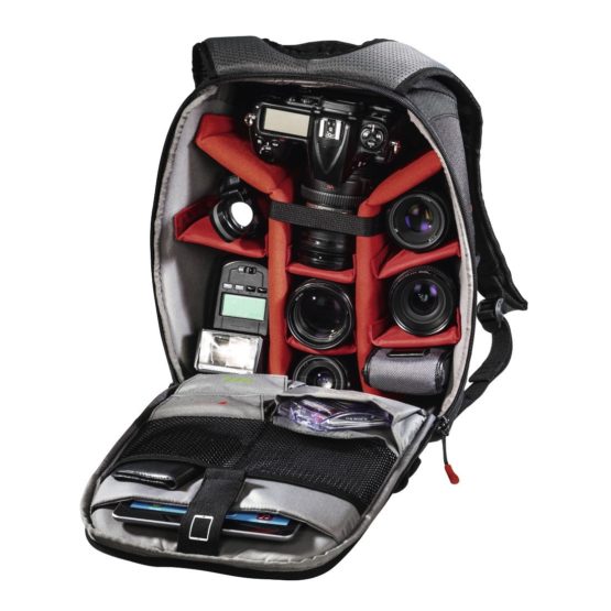 Hama "Profitour 180" Camera Backpack | Compatible with Sony, Panasonic, Nikon, Kodak, Canon & Many More - Black - Image 3