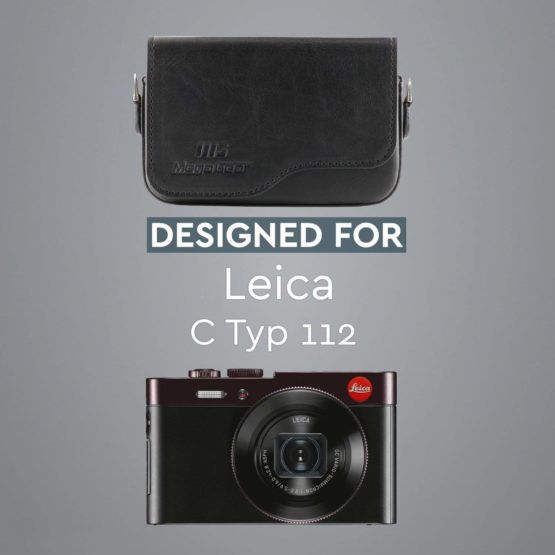 MegaGear Leather Camera Case with Strap compatible with Leica C Typ 112 - Image 4