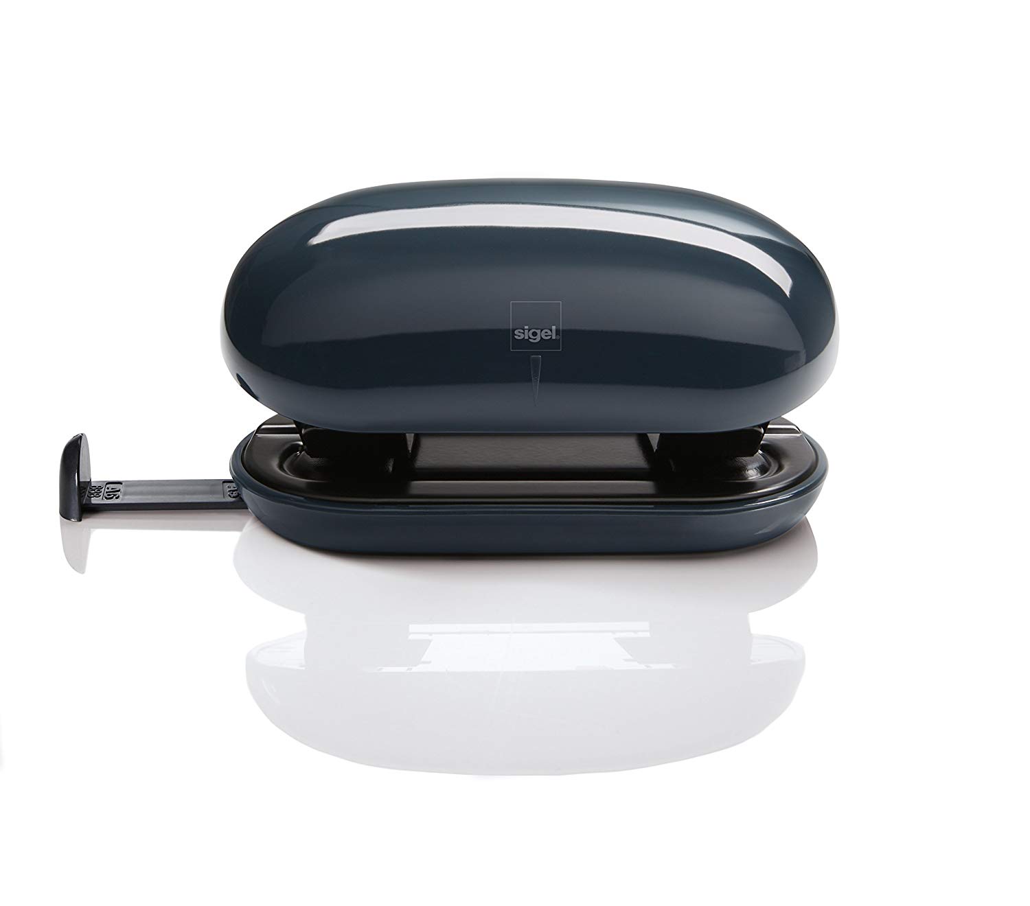 SIGEL SA163 Hole Puncher, 13.7 x 6.6 x 7 cm, Dark Grey