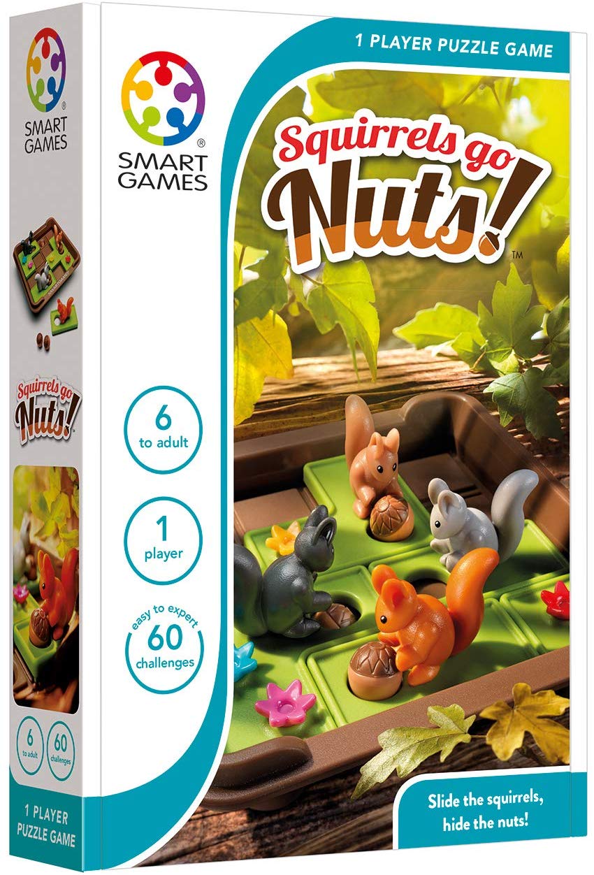 SmartGames - Squirrels Go Nuts! 1 Player Puzzle Game, Multicolor - Image 2