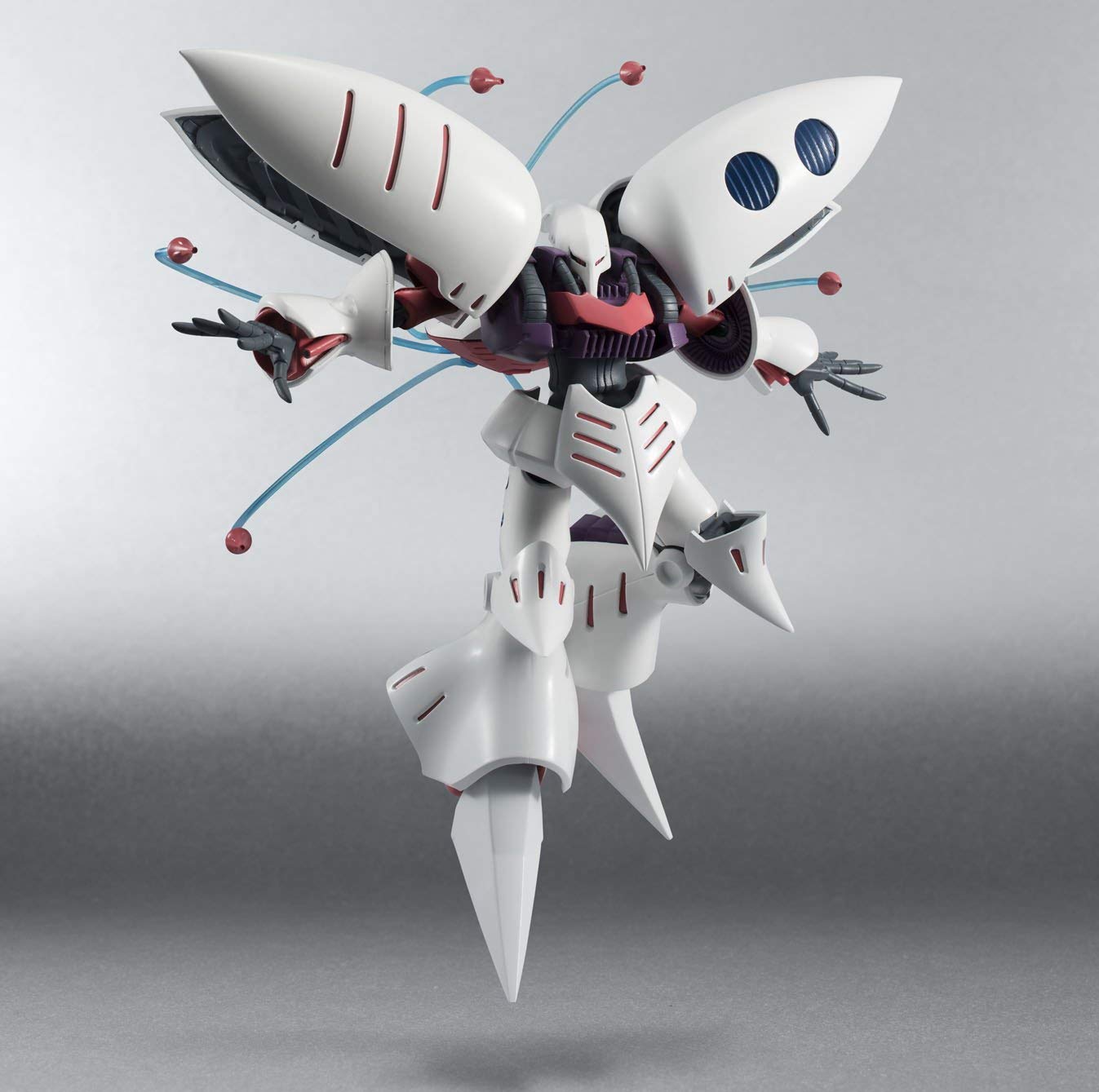 TAMASHII NATIONS Bandai Robot Sprits Qubeley Mobile Suit Zeta Gundam Action Figure, White, 8 Inches - Image 4