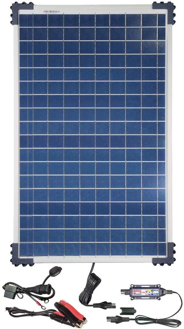 OptiMate Solar 40W 3.3A 12V Automatic Battery Charger with Solar Panel, Solar KIT 40W - Image 2