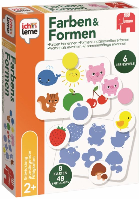 Disney Jumbo Spiele 19580 Ich Lerne Formen & Farben I Learn, Multicoloured, 27.5x20x5 - Image 3