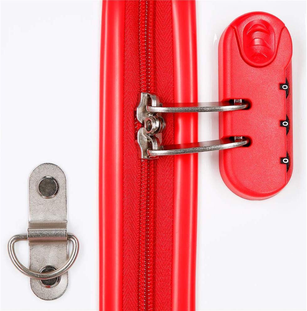 Disney Joy Valigia per Bambini, 41 centimeters, Multicolore (Multicolor), Red, 41x34x20 - Image 2
