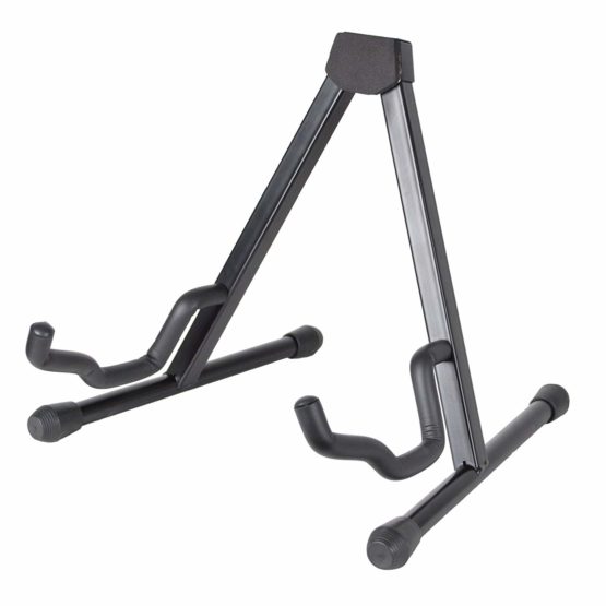 3rd Avenue Rocket Series A-Frame Guitar Stand Universal Design with Foldable Supports - Black