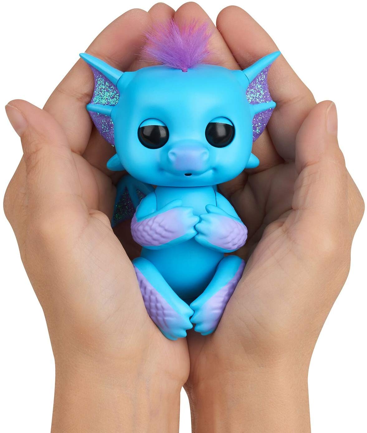 WowWee 3581 Fingerlings Baby Dragon Tara, Blue, Small - Image 2