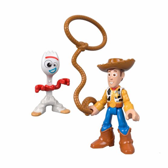 Fisher-Price Imaginext Disney Pixar Toy Story 4 Woody & Forky Mini-Figures - Image 3
