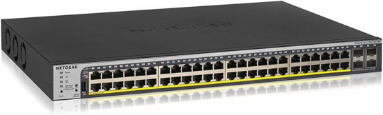 NETGEAR 10-Port Ultra60 PoE Gigabit Ethernet Smart Switch (GS110TUP) - 8 x 1G, Managed, Optional Insight Cloud Management, 4 x PoE+ and 4 x PoE++ @240W, 2 x 1G Uplinks, Desktop, Wall, or Rackmount