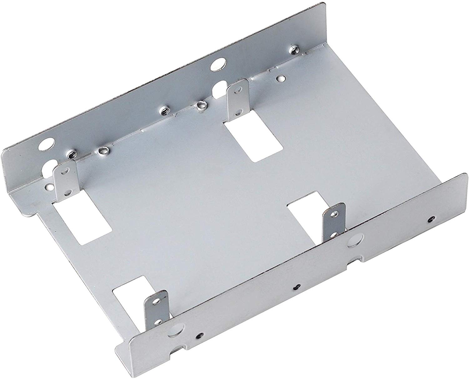 SilverStone Technology SST-SDP08-Lite - 3.5" to 2x 2.5" SSD/HDD Mounting Adapter Bracket Hard Drive Holder" - Image 2