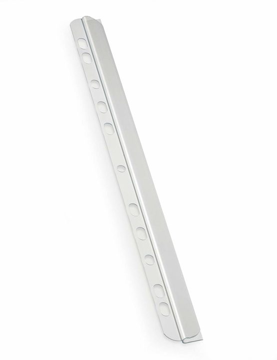 Durable 292919 3mm Spine Bars with Filing Strip, Transparent - Pack of 8