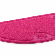 Ancol D - Shaped Paw Printing Dog Feeding Mat, Pink