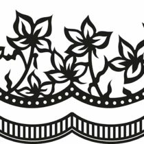 Ecstasy Crafts Marianne Design Craftables Dies-Anja's Flowers Up to .25-inch x 5.375-inch