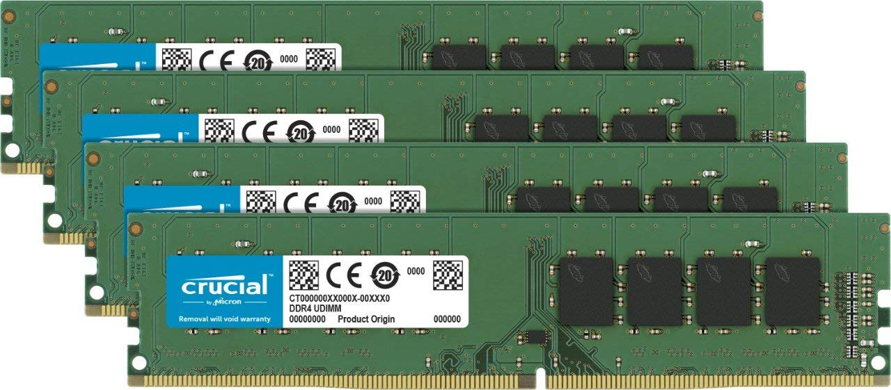Crucial CT4G4DFS8213 4 GB (DDR4, 2133 MT/s, PC4-17000, Single Rank x8, DIMM 288-Pin) Memory