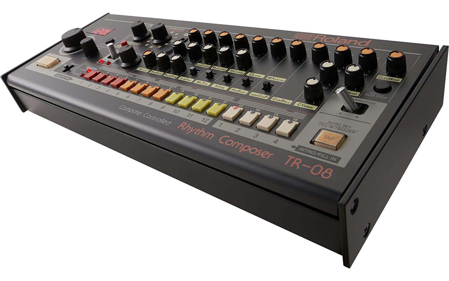 ROLAND TR-08 Rhythm Composer Drum Machine, Multicolor, TR-08, multicoloured - Image 3