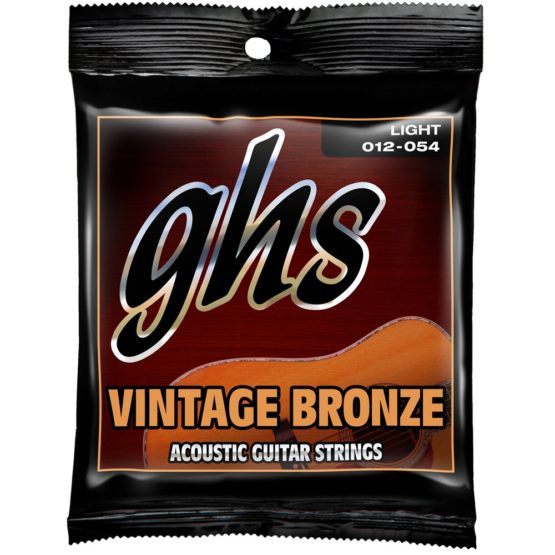 GHS VNL 12 - 54 Light Vintage Bronze Acoustic String Set