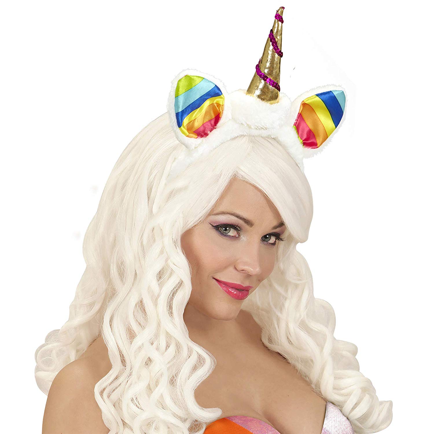 Widmann 09658 Unicorn Womens Headband ? One Size, Multi-coloured - Image 2
