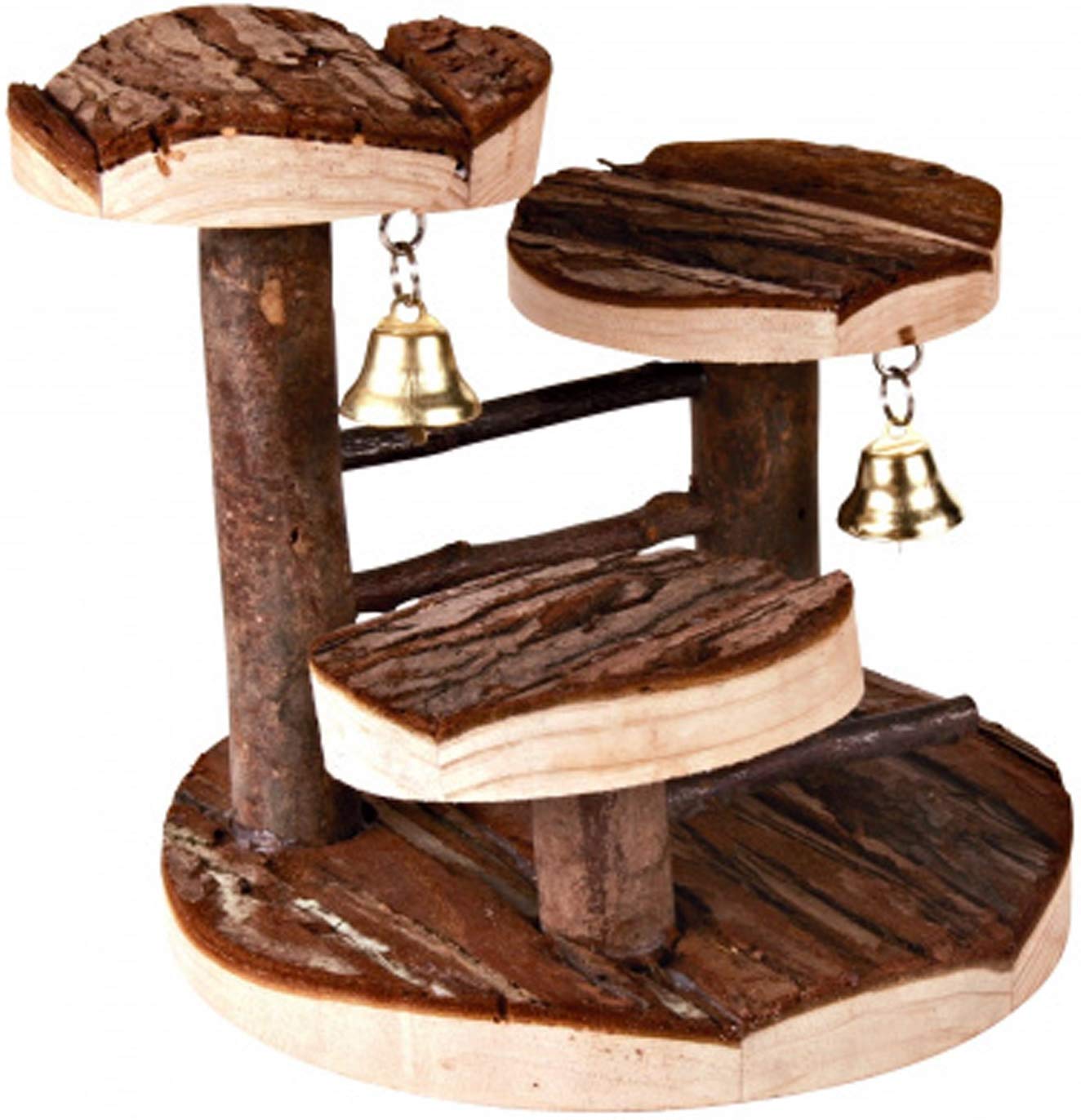 Pet Ting Natural Living Climbing Frame 14 x 14cm Diameter Hamster Mice Geribil, BROWN
