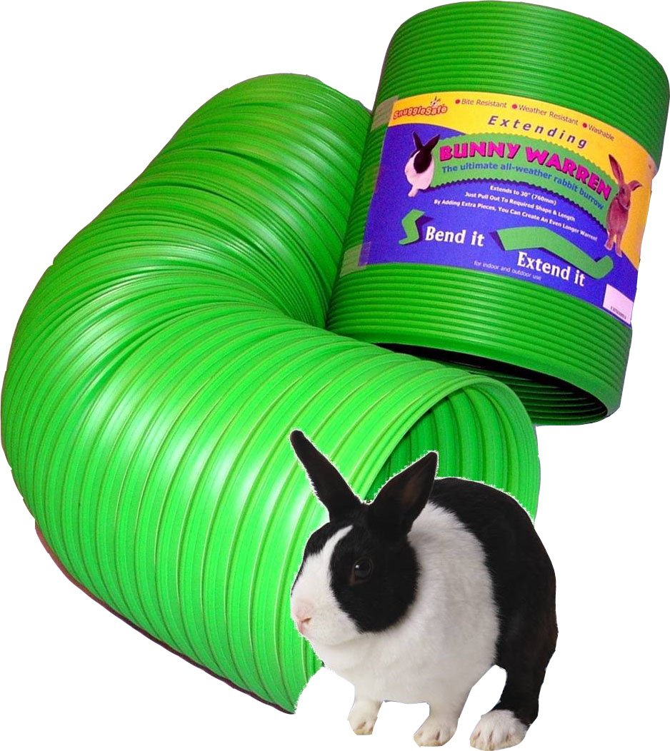 Snugglesafe All Weather Flexible Bunny Warren Fun Tunnel, green (Package may vary)