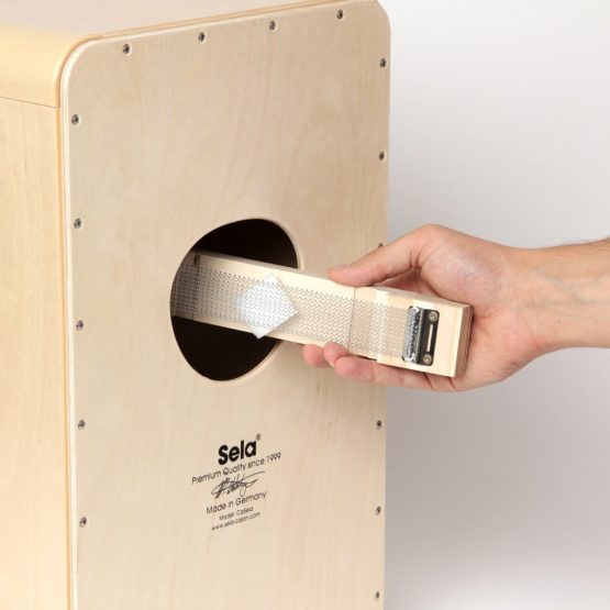 Sela SE 004A CaSela Zebrano High Grade Wood Veneer Snare Cajon - Image 4