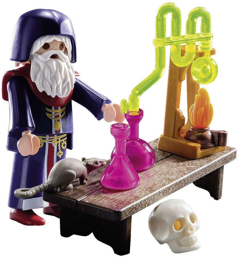 PlayMOBIL 9096 Special Plus Alchemist with Potions, Fun Imaginative Role-Play, PlaySets Suitable for Children Ages 4+ - Image 2