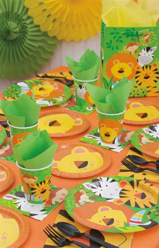 Unique Party 52084 - 18cm Animal Jungle Party Plates, Pack of 8 - Image 2