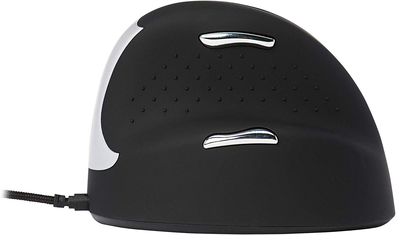 R-Go Tools HE Ergonomic mouse, Medium (165-193mm), Right Handed, wired, 500-3500dpi, black, RGOHE, Silver/Black - Image 4