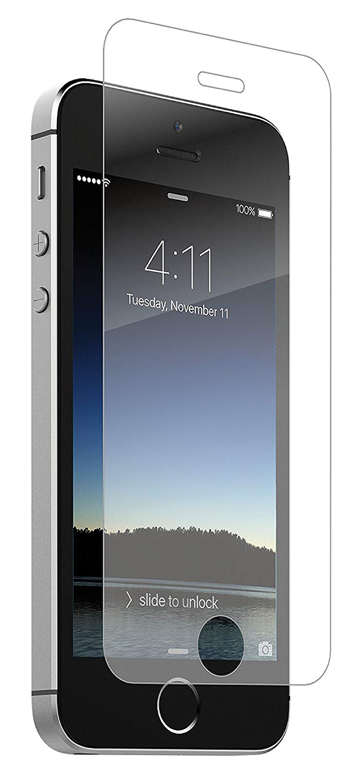 ZAGG InvisibleSHIELD IP5LGS-F00 GlassPlus Screen Protector for Apple iPhone SE Clear
