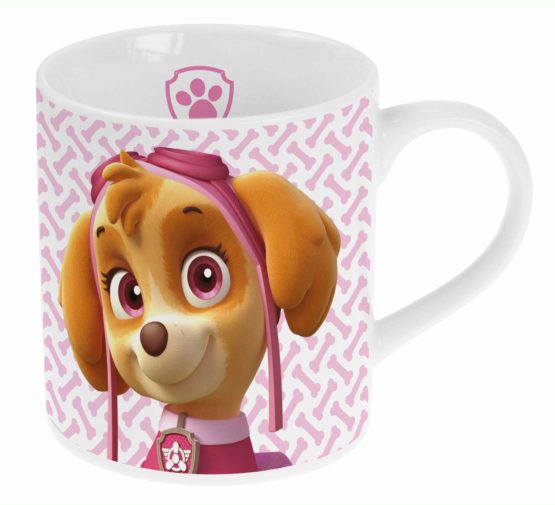 P:os 29466 Drinking Mug with Paw Patrol Motif, Cup for Boys and Girls, Approx. 200 ml Capacity, Porcelain, in Gift Box, Microwave and Dishwasher Safe - Image 2
