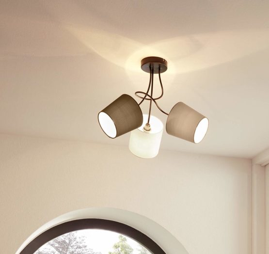 EGLO 95192 E14 Black Wall/Ceiling Lamp ALMEIDA - Image 2