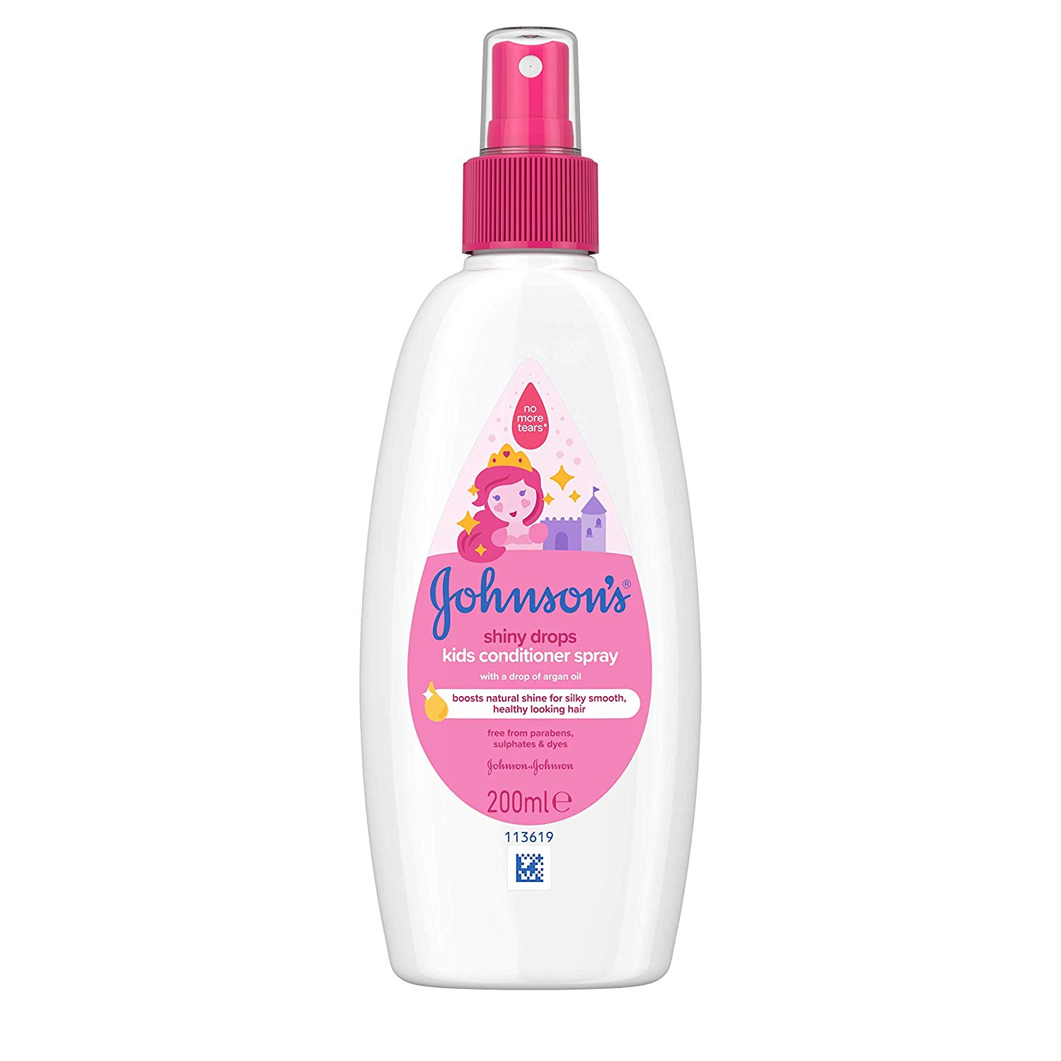 JOHNSON'S Shiny Drops Kids Conditioner Spray Multipack, Designed to Boost Hair’s Natural Shine, pH Balanced for Delicate Skin - Image 2