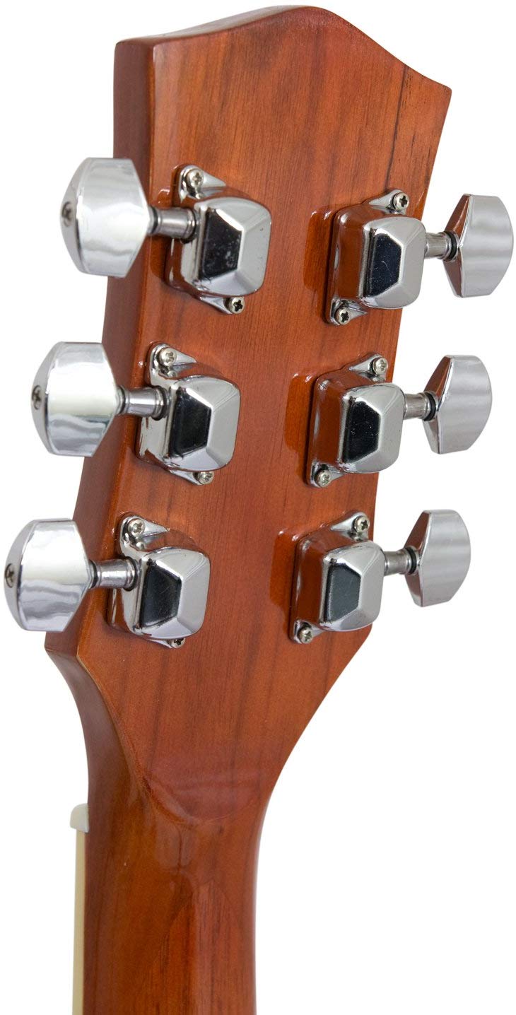 TIGER AL-ACG1-SB Small Body Acoustic Guitar for Beginners Guitar - Sunburst - Now with 6 Months Free Lessons Included - Image 4