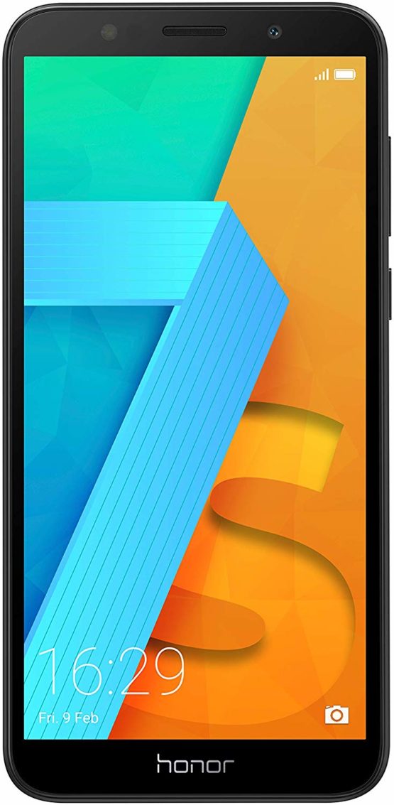 Honor 7S Dual SIM - 16 GB storage - UK Official Device - Black - 13 MP Camera and 5.45 Inch Full View Display