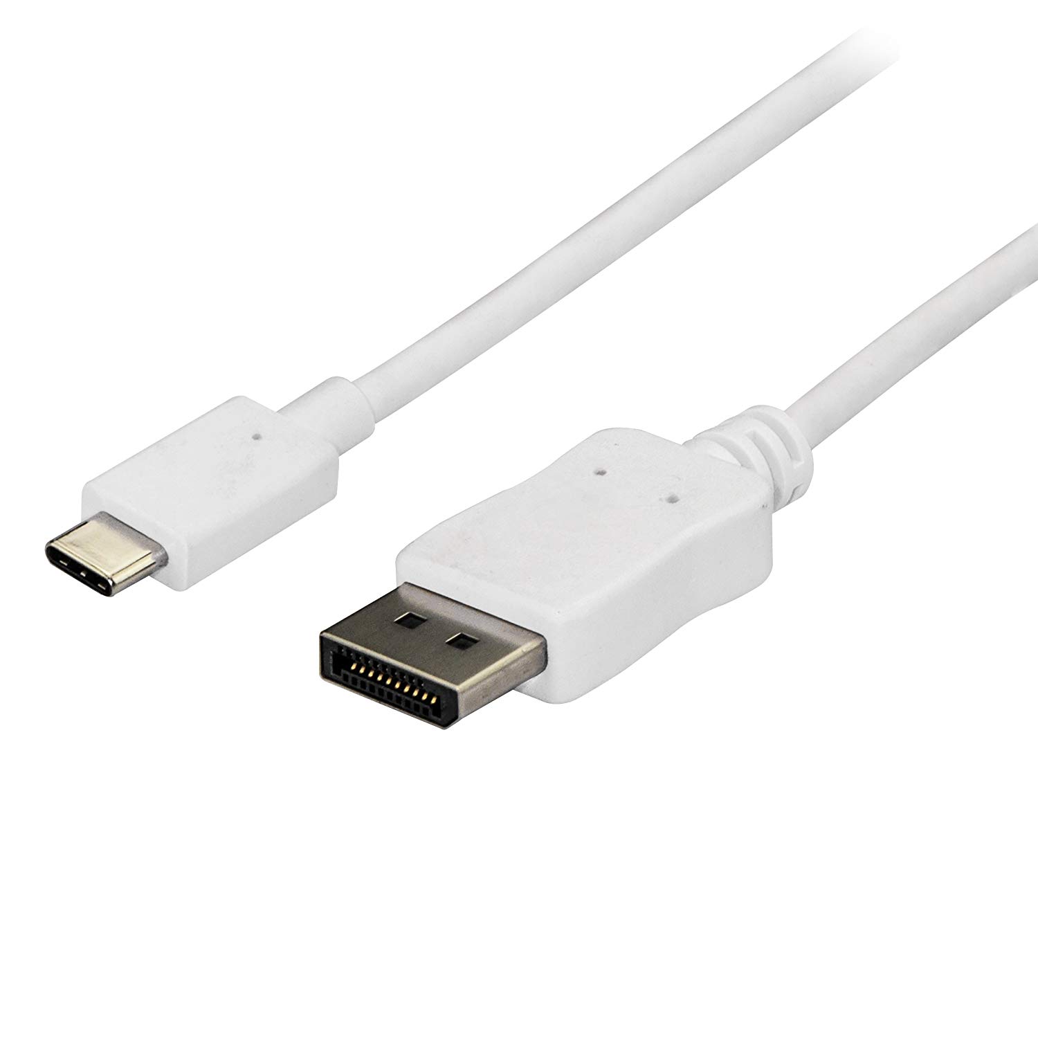 StarTech.com 6ft/1.8m USB C to DisplayPort 1.2 Cable 4K 60Hz, USB-C to DisplayPort Adapter Cable HBR2