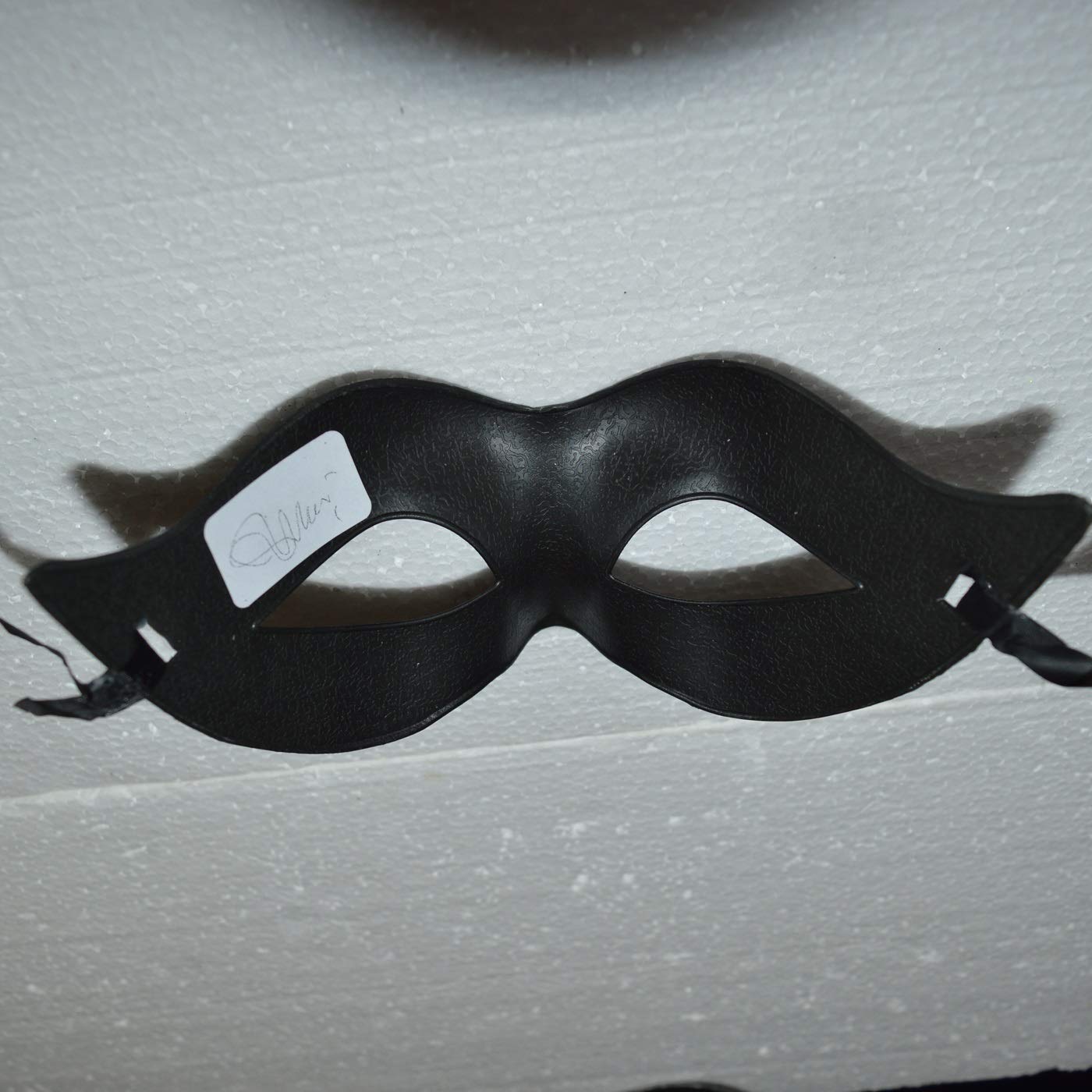 FHS Black Matte Classic Style Venetian Mask, Masquerade, Burlesque Ball Party, 19x8 cm - Image 3