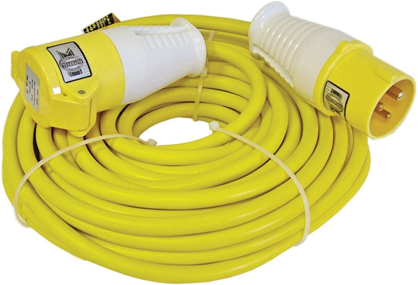 Faithfull FPPTL1432AMP 14 Metre L/V Trailing Lead Extension Lead 110V 25A 2.5mm Cable, Colourful, 14 Metre 2.5mm Cable - Image 2