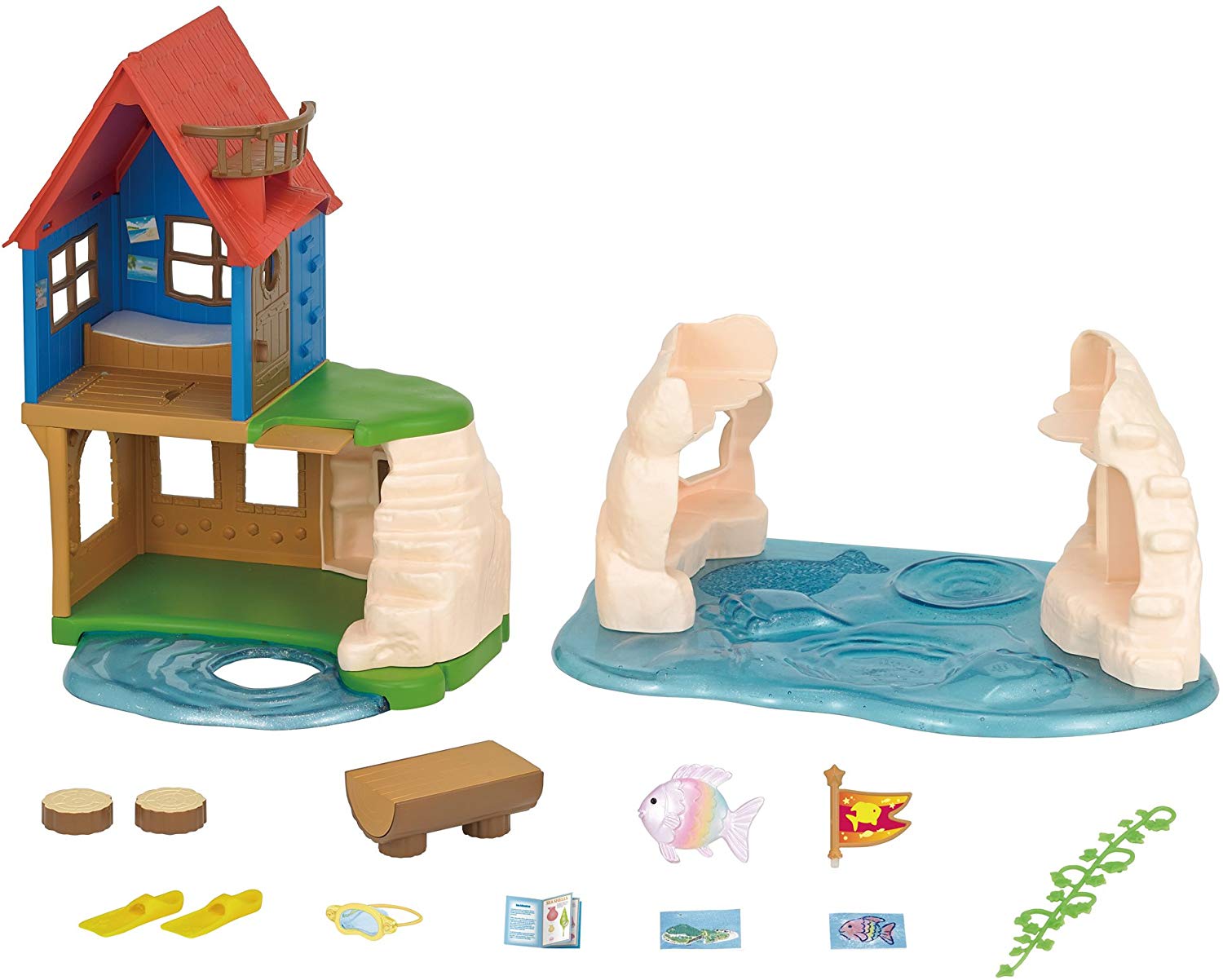 Sylvanian Families Secret Island Playhouse, Multicolor, Medium - Image 3