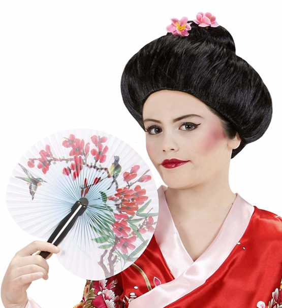 Child's Geisha Wig History Fancy Dress Accessory