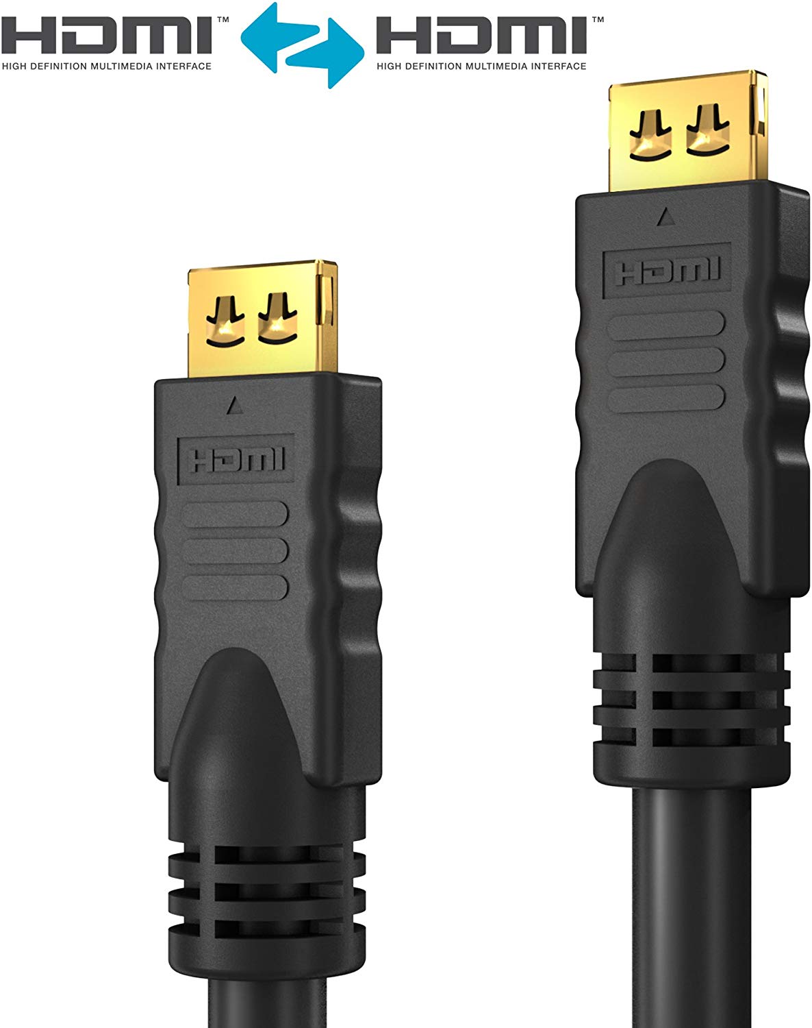 PureLink PureInstall Series Certified High-Speed HDMI Cable with 24-Carat Gold-Plated Contacts / Supports FullHD 1080p / 1440p / 1600p / 2160p / 4K x 2K / Deep Colour / x.v.Colour / Ethernet Channel / 3D / HDMI A Male to HDMI A Male / Triple Shielding and PureLink SLS (Secure Lock System) / 100 % tested for Professional AV Use - Image 2