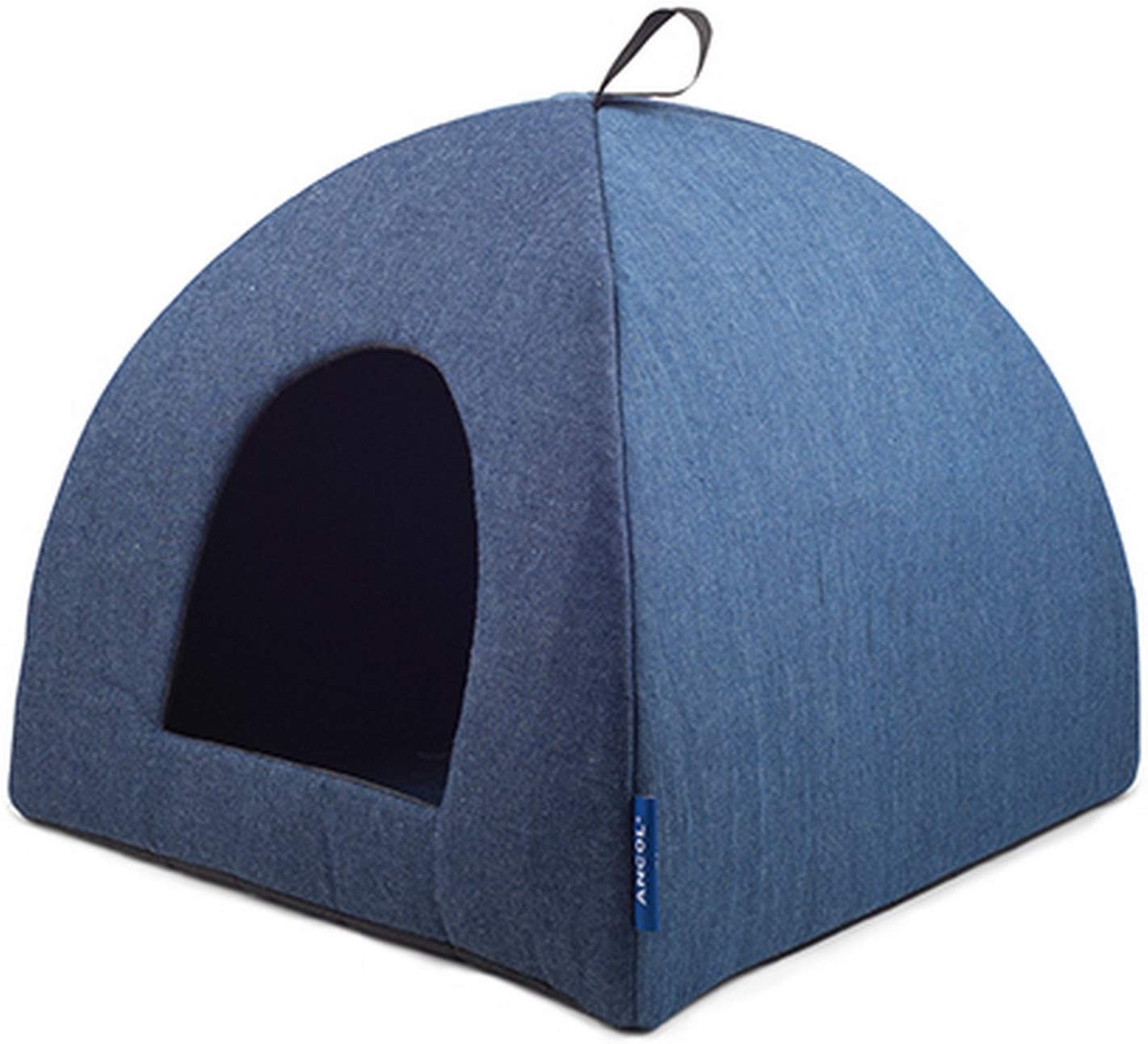 Cat Bed Ancol Sleepy Paws Pyramid - Faux Suede, Brown, 40 x 40 x 40 cm (L x W x H) - Image 2