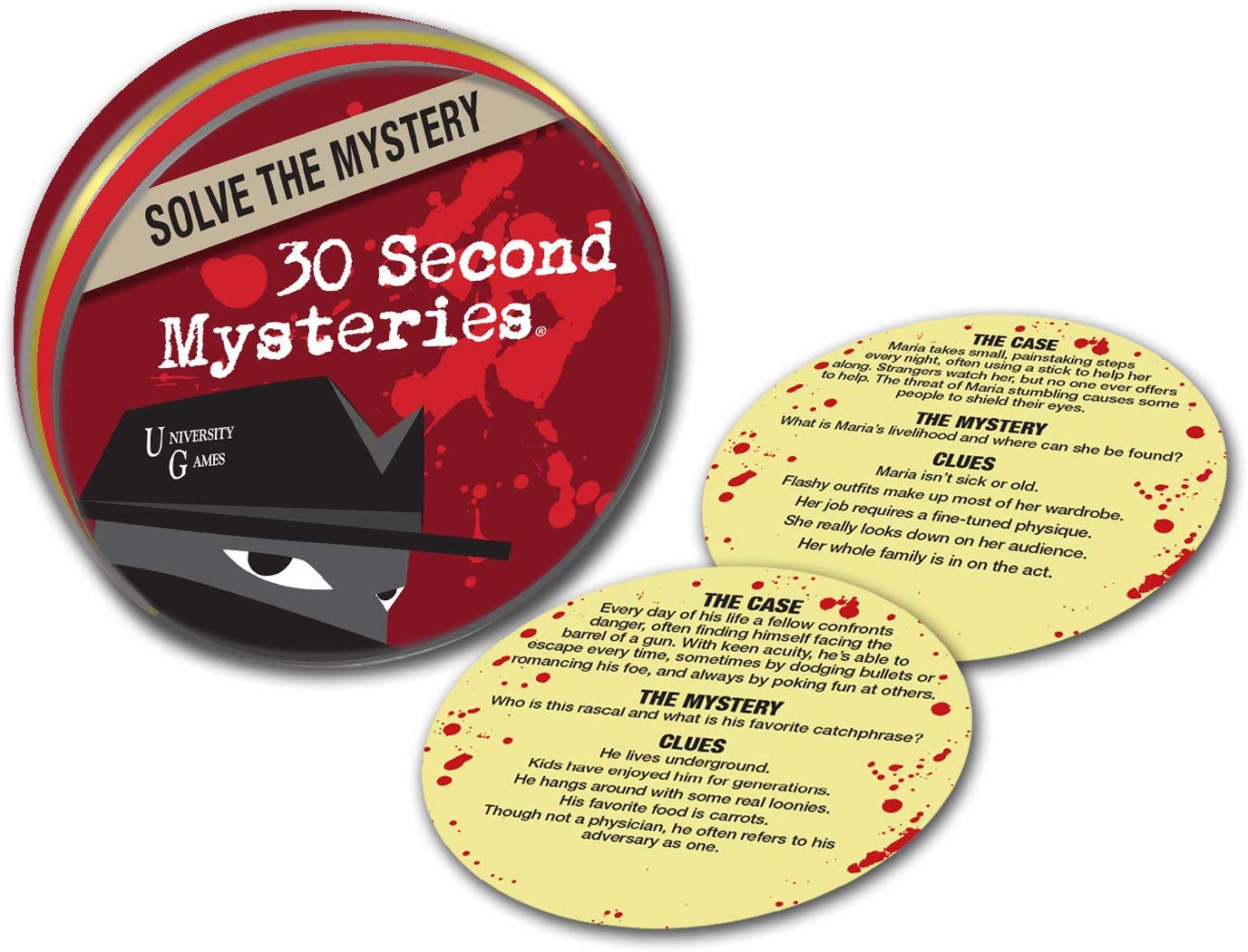 Mystery Tins - 30 Second Mysteries, Multicolor, 2.54 x 11.129999999999999 x 17.78 cm - Image 2