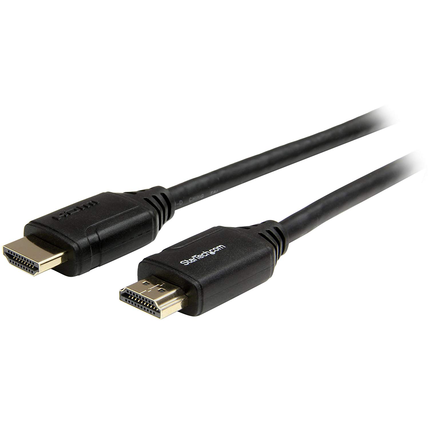 StarTech.com 1m 3 ft Premium High Speed HDMI Cable with Ethernet - 4K 60Hz - Premium Certified HDMI Cable - HDMI 2.0 - 30AWG (HDMM1MP)