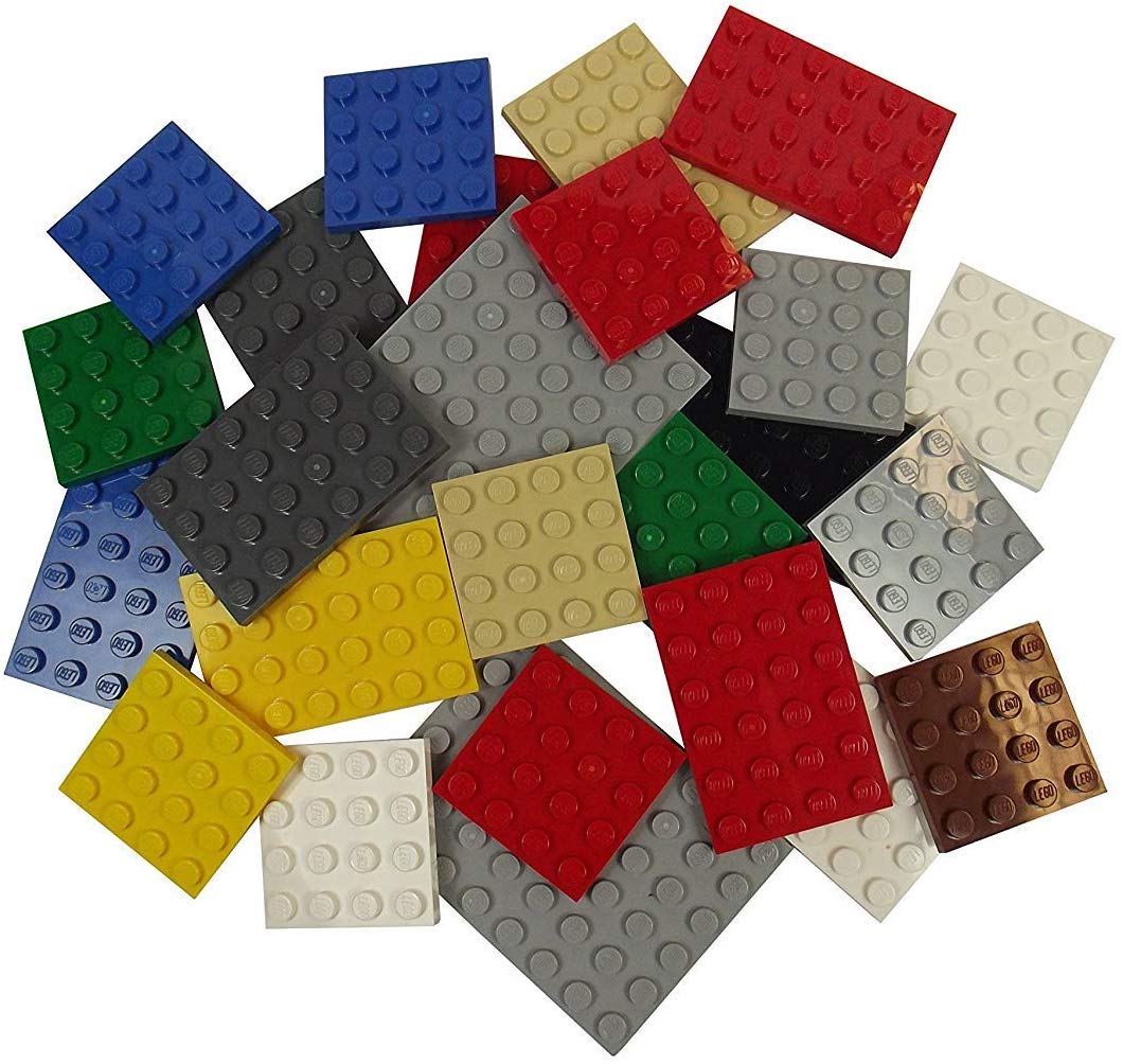25 LEGO plates mixed in colours and sizes – BigaMart