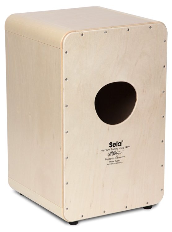 Sela SE 004A CaSela Zebrano High Grade Wood Veneer Snare Cajon - Image 3