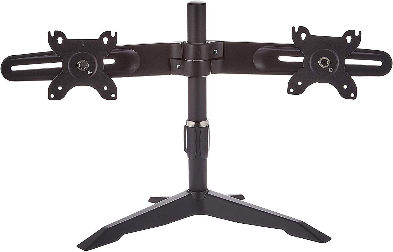 SilverStone SST-ARM23BS – Twin Double ARM LCD LED Monitor Bracket Desk ...