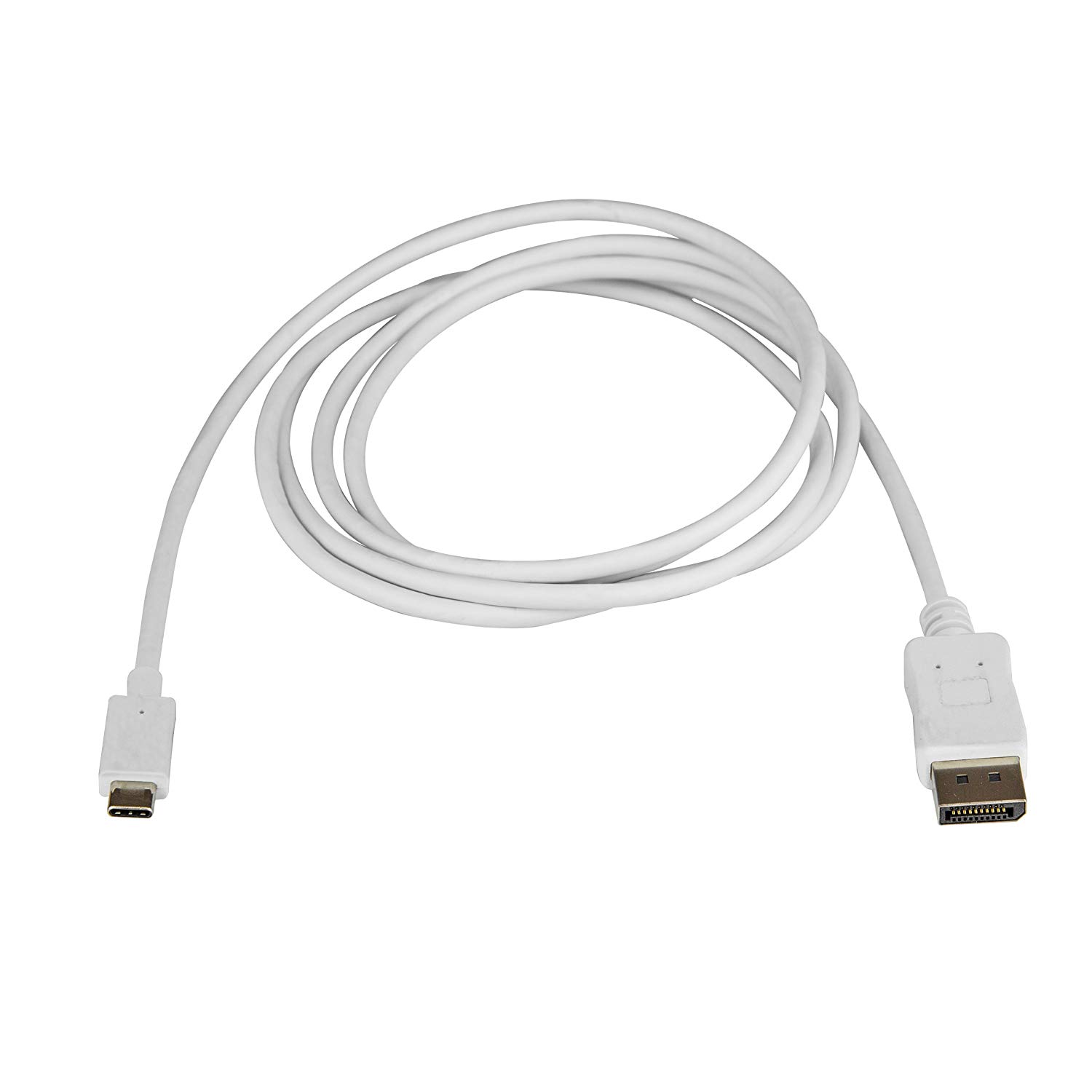 StarTech.com 6ft/1.8m USB C to DisplayPort 1.2 Cable 4K 60Hz, USB-C to DisplayPort Adapter Cable HBR2 - Image 2